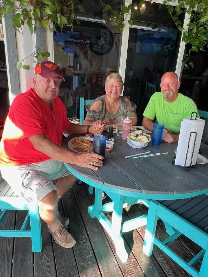 folks on the patio